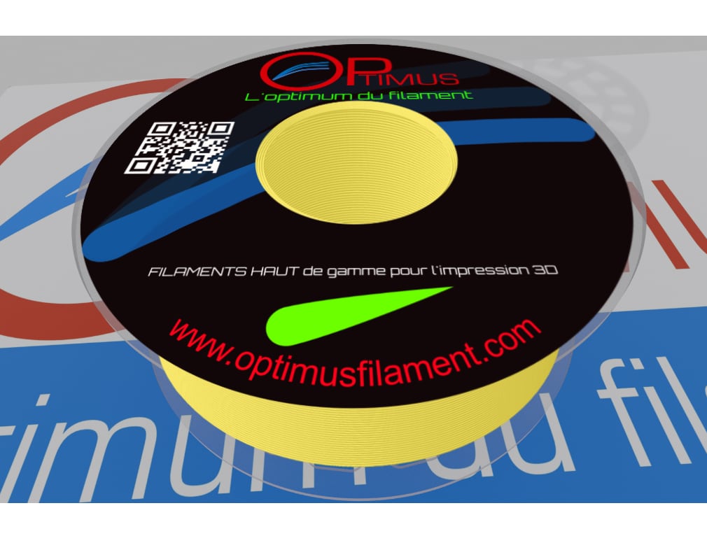Filament PLA Jaune (RAL 1016) OPtimus : un fil professionnel