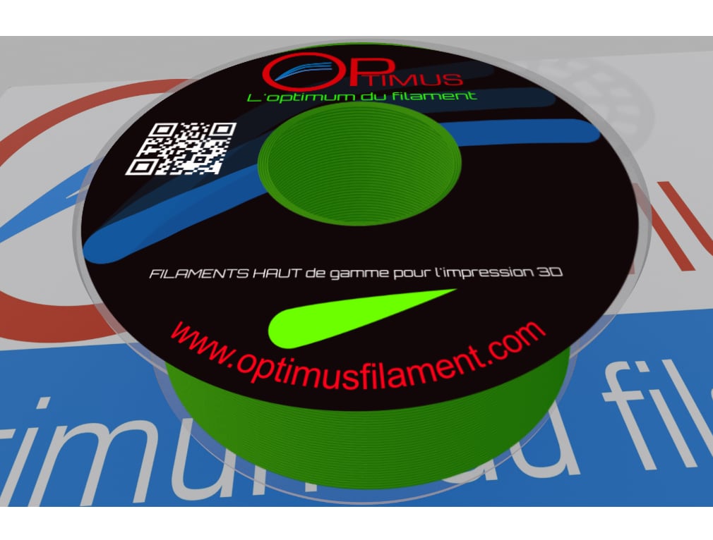 Filament PLA Vert Mai (RAL 6017) OPtimus : un fil professionnel