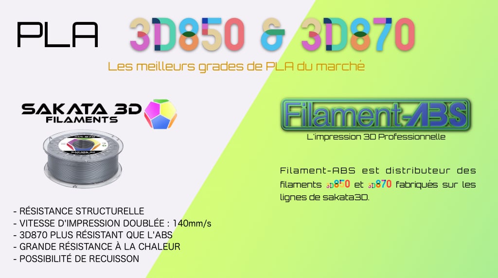 Imprimante3dfrance - Imprimante 3D France - 3DFilTech ABS blanc