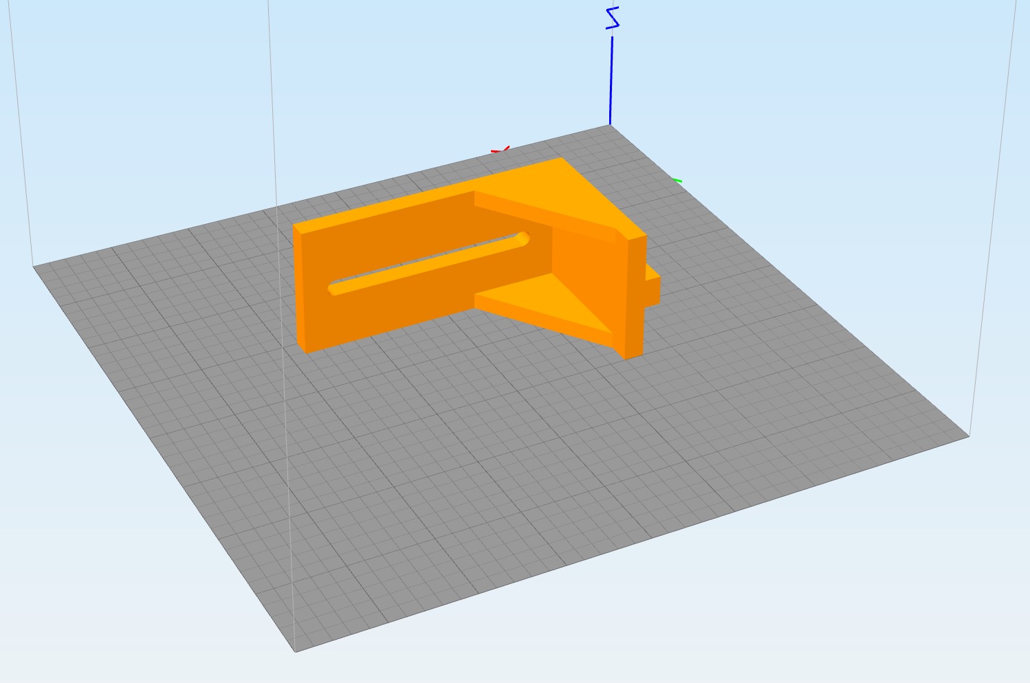 conception 3D équerre de support